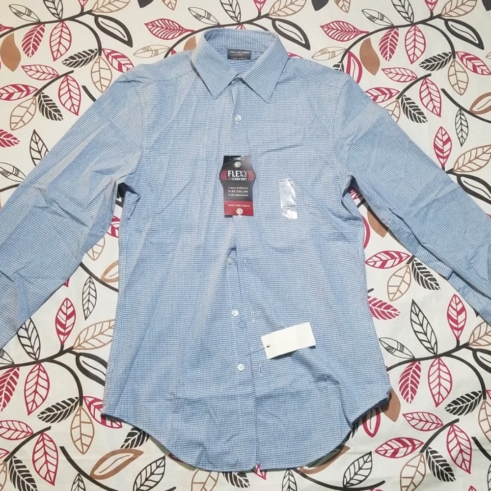 Van Heusen Flex 3 Comfort Slim Fit Button Down